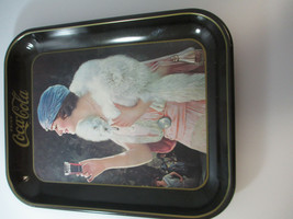 Coca Cola  Autumn or Navy Girl 1970s Reproduction of 1921 Tray - $11.39