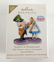 Hallmark Keepsake Christmas Ornament Disney Alice Teatime In Wonderland New 2011 - £39.52 GBP