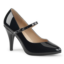 PLEASER DREAM-428 Women&#39;s 4&quot; Heel Black Patent Maryjane Pumps Sandel Shoes - £47.03 GBP