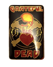 Vintage Grateful Dead PIN Reckoning Rick Griffin Album Art Metal Enamel 1980s - $215.00