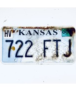  United States Kansas Harvey County Passenger License Plate 722 FTJ - €11,16 EUR