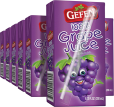 Gefen Grape Juice Box Drink, 6.75Oz (27 Pack) 100% Grape Juice, Tasty &amp; Refreshi - £46.15 GBP