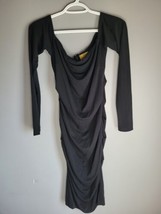 Nicole Miller Gold Label Women’s Long Sleeve Dress Black Size Large Pre ... - £38.80 GBP
