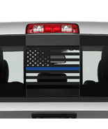 Fits Dodge Ram 2009-2021 American Flag Window Decal Sticker Thin Blue Re... - £15.17 GBP