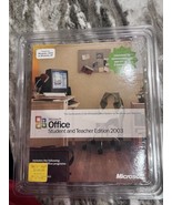2003 Microsoft Office Student &amp; Teacher CD-ROM w/ Product Key &amp; Manual C... - $43.73 CAD