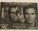 Stargate SG1 Print Ad Richard Dean Anderson Amanda Tapping Michael Shank... - $5.93