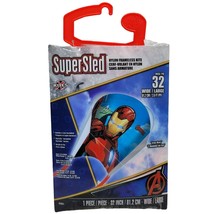 Marvel Iron Man Avengers Kite X Kites Super Sled Nylon Kite Outdoor Outside Toy - £4.81 GBP