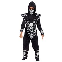 Fun World Boys Silver Skull Ninja Halloween Costume Multicolor Size L (1... - $33.11 CAD