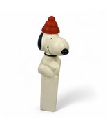 VTG PEANUTS SNOOPY 8&quot; FIGURE RED HAT 1968 Pusher Plunger Replacement Snow - $9.65 CAD