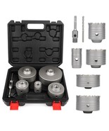 7 Pcs Concrete Hole Saw Kit 5 Inch, 40 65 80 100 125Mm, With Sds Plus Bi... - $74.98