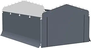ARROW, Fabric Enclosure Kit for 12 x 20-ft Arrow Carports (Metal carport... - $487.99