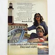 Vintage 1970&#39;s Ray Ban Sunglasses Bausch &amp; Lomb Color Print Ad 8 x 11 - £5.19 GBP