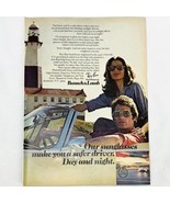 Vintage 1970&#39;s Ray Ban Sunglasses Bausch &amp; Lomb Color Print Ad 8 x 11 - £5.32 GBP