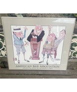 G.R. Cheesebrough American Bar Association Signed Lithograph Lawyer Vint... - $491.24 CAD
