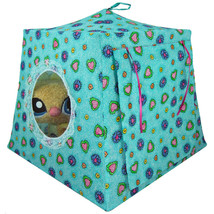 Aqua Tent, 2 Sleeping Bags, Flower &amp; Heart Print for Dolls, Stuffed Animals - £19.94 GBP