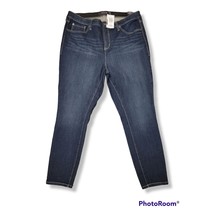 NWT Torrid Sky High Skinny Premium Stretch Dark Blue Jeans - Size 18 Short - £32.29 GBP
