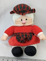 Gibson Greeting Mrs Claus Plush Nylon 13 Inch 1994 Stuffed Animal Toy - £6.05 GBP