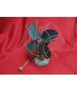 VINTAGE STERLING NO.5348 Grey/Blue Steel 8” DESK FAN Working - $645.15 MXN