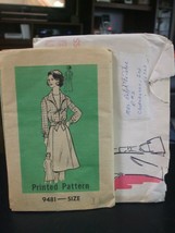 Printed Pattern 9481 Misses Dress &amp; Jacket Pattern - Size 14 Bust 36 Wai... - $13.21