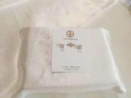 Giani Bernini Sterling Silver Cubic Zirconia Stud Post Earrings C761 $60 - $16.55