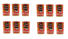 12x Cans Pink pride Brand Wild Alaskan Pink Salmon 14.75 oz best before ... - $64.34