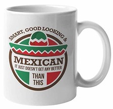 Make Your Mark Design Smart Mexican or Spanish Humorous Saying Ceramic Coffee &amp;  - £15.31 GBP+