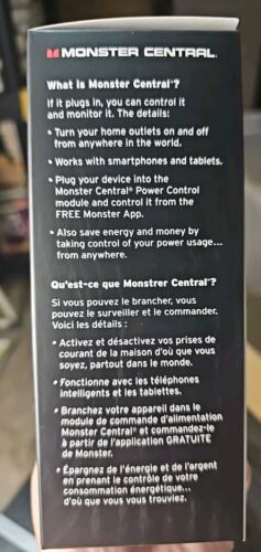 MONSTER CENTRAL 3 OUTLET POWER CONTROL 300MC KIT - NEW Box Of 6 Item image 2
