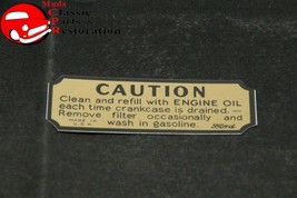 Ford Oil Bath Air Cleaner Decal 1932-48 - £774.43 GBP