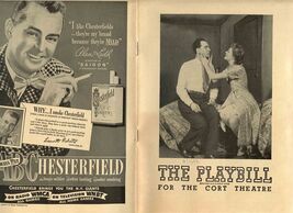 Playbill The Respectful Prostitute &amp; The Happy Journey Cort Theatre 1948 - $3.96
