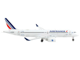 Airbus A220-300 Commercial Aircraft &quot;Air France&quot; White with Tail Stripes 1/400 D - £50.99 GBP