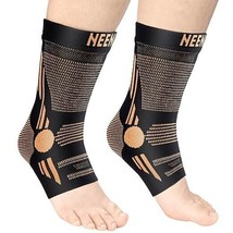 Neenca Professional Ankle Brace Support Compression Sleeve Size L - 2 pcs - £6.94 GBP