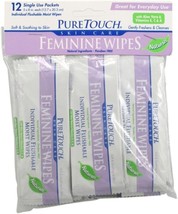 Puretouch Individual Flushable Moist Feminine Wipes Single Use Packets 1... - €5,92 EUR