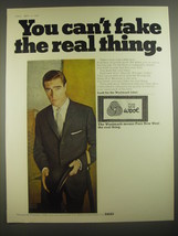 1967 Woolmark DAKS Plus Suit Ad - You can&#39;t fake the real thing - £14.73 GBP