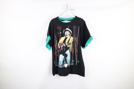 Vtg 90s Mens Large Faded Alan Jackson Country Band Tour Spell Out T-Shirt USA - £77.28 GBP