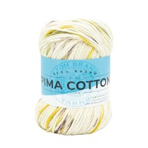 (1 Skein) Lion Brand Yarn Pima Cotton Yarn, Inspector - £11.94 GBP