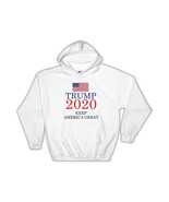 Keep America Great Trump 2020 : Gift Hoodie USA Donald Flag American - $35.99