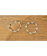 2 Fashion Jewelry Handmade Bracelets Slipover Wrist Stretchy Elastic - $149.05 MXN