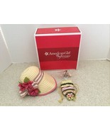 American Girl Caroline Meet Accessories Bonnet Purse and Wooden Top F1308 - $907.55 MXN