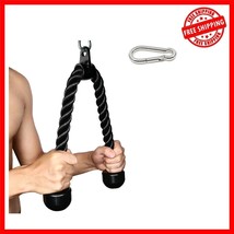 Nylon Tricep Rope with Rubber Ends - 27&quot; &amp; 36&quot; Lengths for Strength Trai... - $462.00 MXN