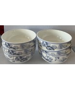 Mikasa Seahorse Bay Fruit / Dessert Bowls - Set of 6- White Bone China ~... - $49.49