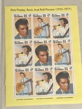 Elvis Presley Collectible Stamps Vintage 15th Anniversary - $6.92