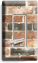 Rustic Reclaimed Exposed Brick Wall 1 Gfci Light Switch Plate Room Home Hd Decor - £8.19 GBP