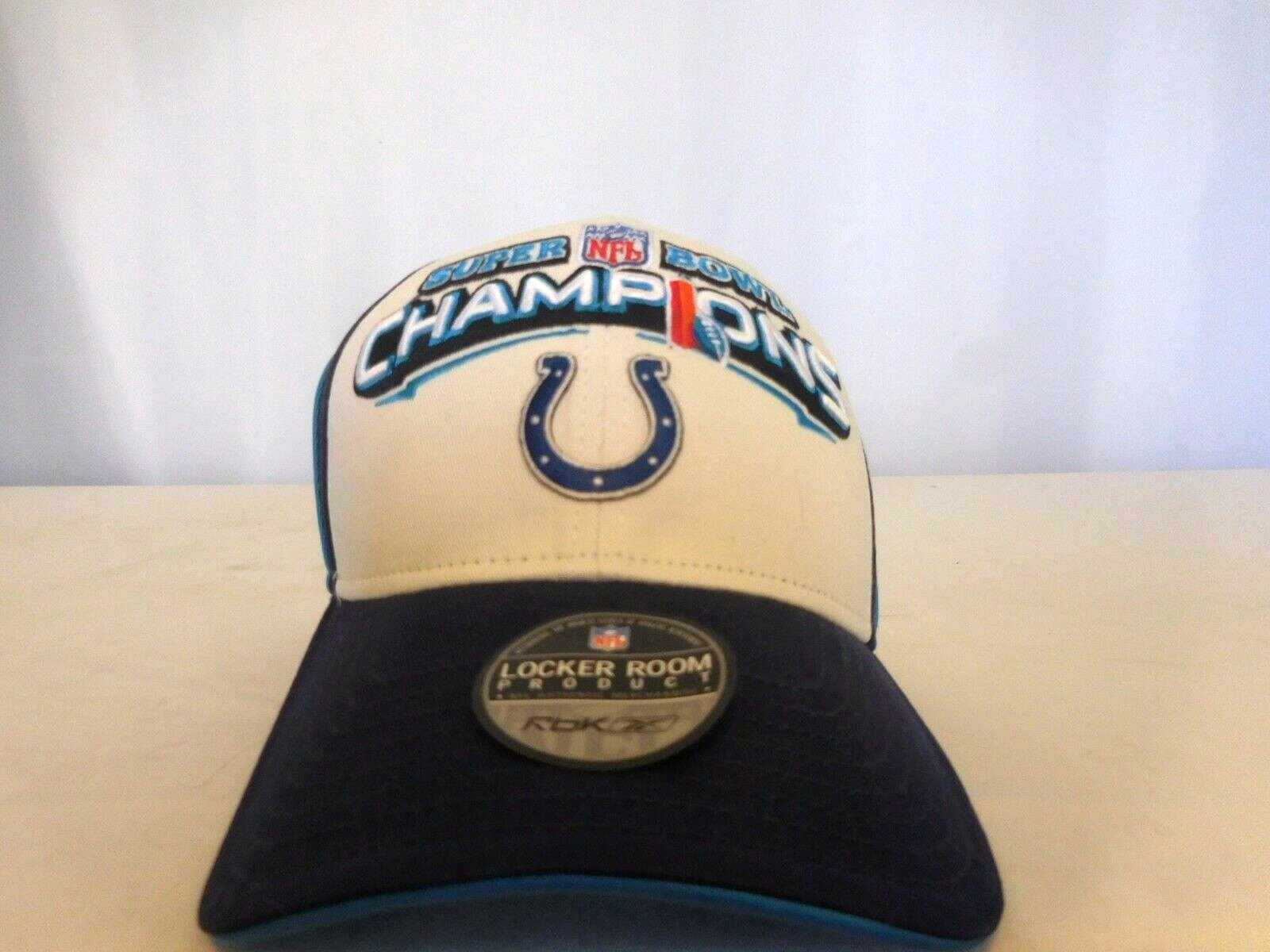 Indianapolis Colts Official 2006 Super Bowl XLI Champions NFL Reebok Hat Vintage - $39.60