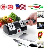 Razor-Sharp Electric Knife Sharpener with Diamond Abrasives &amp;  Included - $83.91 CAD