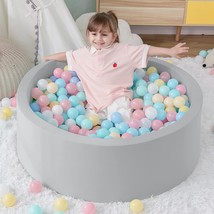 Foam Ball Pit, 35.4"X 11.8" Kiddie Memory Ball Pits, Soft Round Baby Playpen Bal - £58.27 GBP