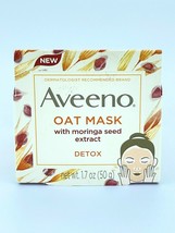 Aveeno Oat Moringa Seed Extract &amp; Vitamin E-Detox 1.7 oz Face Mask - £7.66 GBP