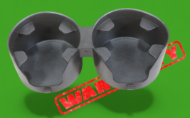 07-14 chevrolet tahoe suburban rear center console cup holder 25793661 oem - €29,89 EUR