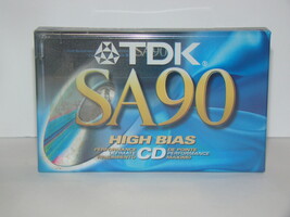 TDK - SA90 HIGH BIAS - Blank Cassette Tape (New) - €10,49 EUR