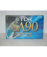 TDK - SA90 HIGH BIAS - Blank Cassette Tape (New) - £9.38 GBP
