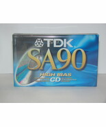 TDK - SA90 HIGH BIAS - Blank Cassette Tape (New) - $16.46 CAD